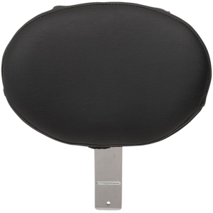 BACKREST EZ GLIDE II LARGE DRIVER OVAL LEATHER BLACK
