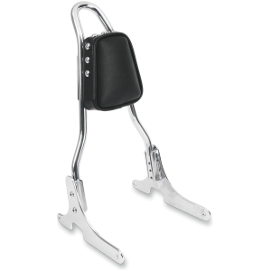 BACKREST PADS TAPERED SMOOTH FOR ROUND SISSY BARS