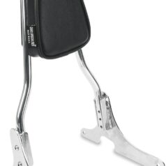 BACKREST PADS TAPERED SMOOTH FOR ROUND SISSY BARS