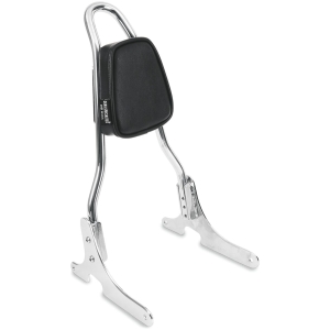 BACKREST PADS TAPERED SMOOTH FOR ROUND SISSY BARS