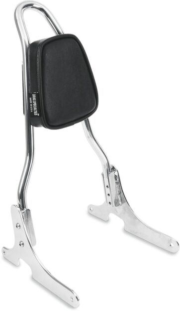 BACKREST PADS TAPERED SMOOTH FOR ROUND SISSY BARS