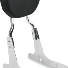 BACKREST PADS OVAL SMOOTH BLACK