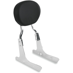 BACKREST PADS OVAL SMOOTH BLACK