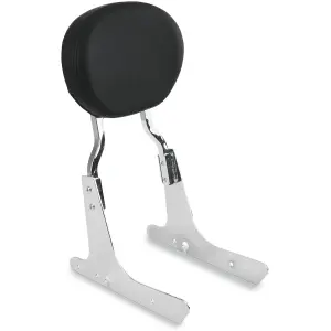 BACKREST PADS OVAL SMOOTH BLACK