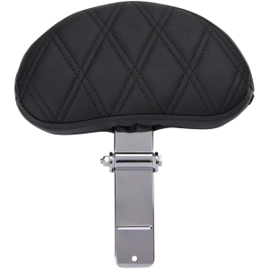 EZ Glide II Backrest - Small - Vinyl - Double Diamond Black Stitch