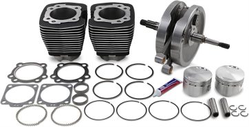SIDEWINDER 3-5/8" BIG BORE STROKER KIT 96" WRINKLE BLACK