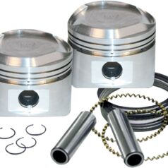 SUPER STOCK PISTON KIT 3 1/2" +0.005" LOW COMPRESSION W/ RINGS