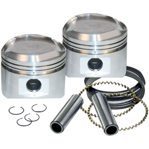 SUPER STOCK PISTON KIT 3 1/2" +0.005" LOW COMPRESSION W/ RINGS
