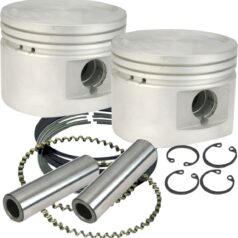 PISTON KITS 3-1/2" BORE +.010" FLAT TOP 80" cu