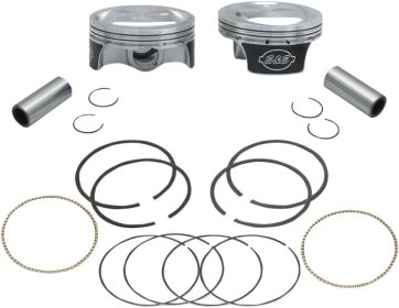 PISTONS FOR S&S® 103" HOT SET UP KIT (+.005")