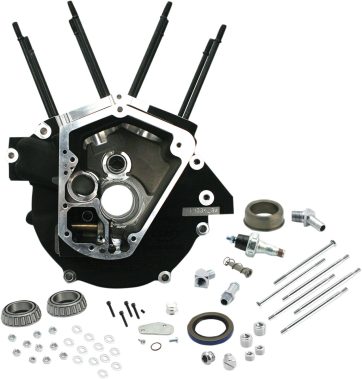 CRANKCASE SUPER STOCK ALTERNATOR WRINKLE BLACK