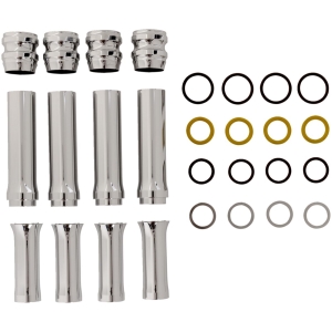 PUSHROD COVER KIT 10-GAUGE TWIN CAM CHROME