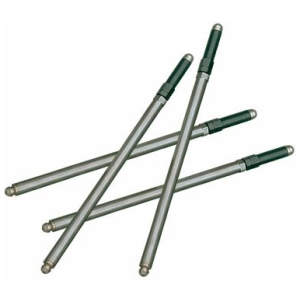 PUSHROD SET ADJUSTABLE +.96" CHROME