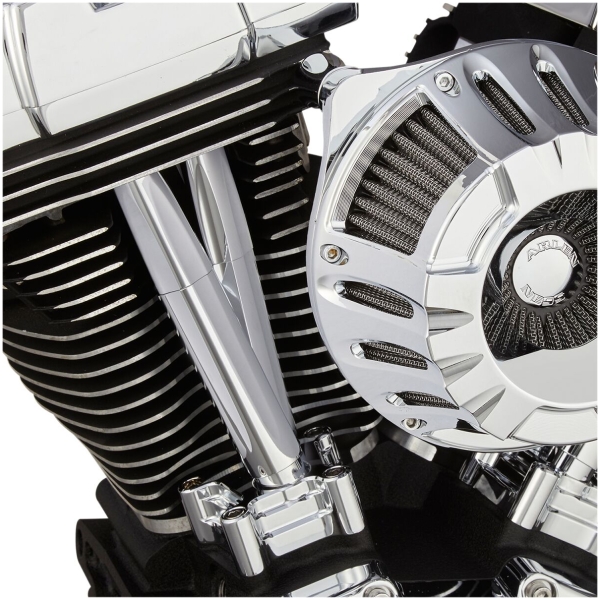 PUSHROD COVER KIT DEEP CUT TWIN CAM CHROME - Bild 3