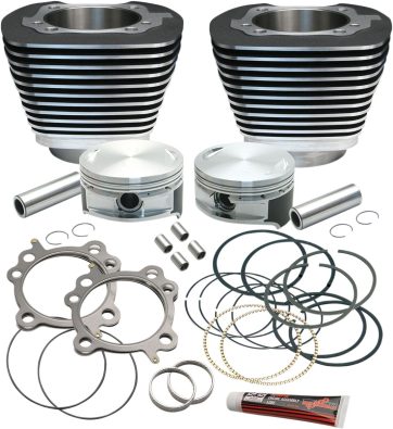 REPLACEMENT CYLINDER/PISTON KIT TWIN-CAM 106"-STROKER BLACK