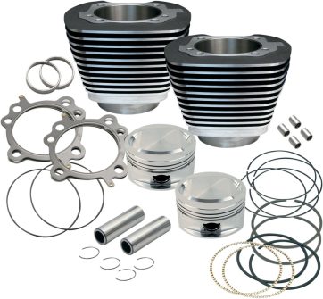 REPLACEMENT CYLINDER/PISTON KIT TWIN-CAM 95" BLACK