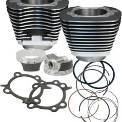 CYLINDER/PISTON KIT TWIN-CAM 106" BLACK