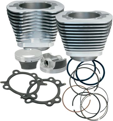 CYLINDER/PISTON KIT TWIN-CAM 97" SILVER
