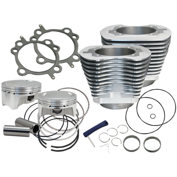 CYLINDER KIT 4" BORE BOLT-IN SIDERWINDER SILVER  100"  -06
