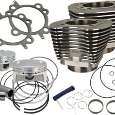 CYLINDER KIT 4" BORE BOLT-IN SIDERWINDER WRINKLE BLACK