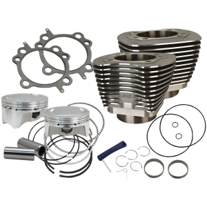 CYLINDER KIT 4" BORE BOLT-IN SIDERWINDER WRINKLE BLACK