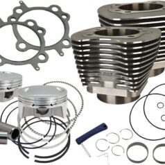 CYLINDER KIT 4" BORE BOLT-IN SIDERWINDER WRINKLE BLACK