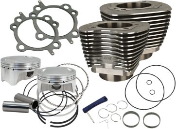 CYLINDER KIT 4" BORE BOLT-IN SIDERWINDER WRINKLE BLACK