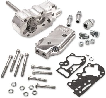 OIL PUMP UNIVERSAL BILLET POLISHED