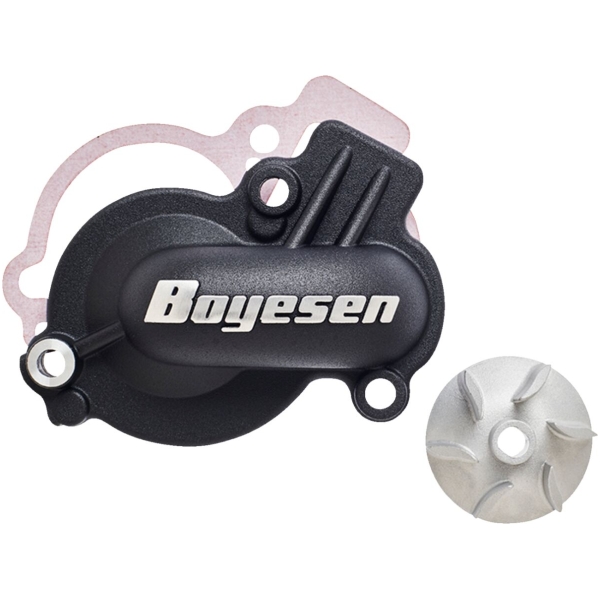 WATER PUMP COVER & IMPELLER KIT SUPERCOOLER ALUMINUM BLACK - Bild 2