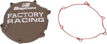 CLUTCH COVER FACTORY RACING  ALUMINUM REPLACEMENT BLACK