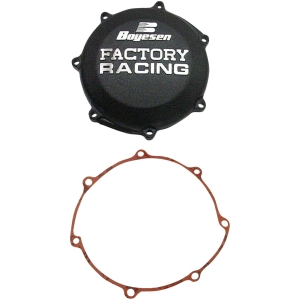 CLUTCH COVER FACTORY RACING  ALUMINUM REPLACEMENT BLACK