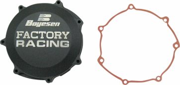 CLUTCH COVER FACTORY RACING  ALUMINUM REPLACEMENT BLACK