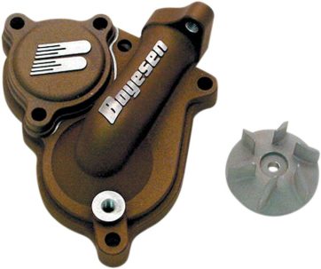 WATER PUMP COVER & IMPELLER KIT SUPERCOOLER ALUMINUM MAGNESIUM
