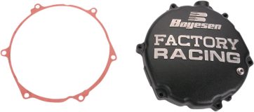 CLUTCH COVER FACTORY RACING  ALUMINUM REPLACEMENT BLACK