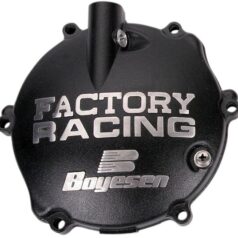 CLUTCH COVER FACTORY RACING  ALUMINUM REPLACEMENT BLACK