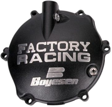CLUTCH COVER FACTORY RACING  ALUMINUM REPLACEMENT BLACK