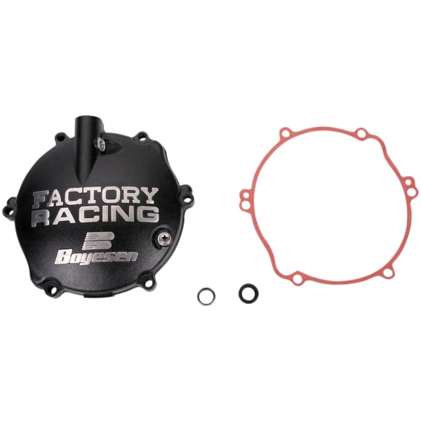 CLUTCH COVER FACTORY RACING  ALUMINUM REPLACEMENT BLACK - Bild 2