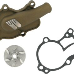 WATER PUMP COVER & IMPELLER KIT SUPERCOOLER ALUMINUM MAGNESIUM
