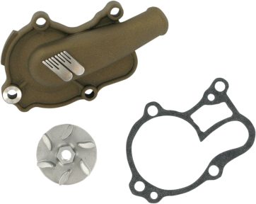 WATER PUMP COVER & IMPELLER KIT SUPERCOOLER ALUMINUM MAGNESIUM