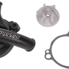 WATER PUMP COVER & IMPELLER KIT SUPERCOOLER ALUMINUM BLACK