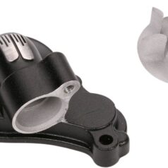 WATER PUMP COVER & IMPELLER KIT SUPERCOOLER ALUMINUM BLACK