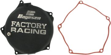 CLUTCH COVER FACTORY RACING  ALUMINUM REPLACEMENT BLACK