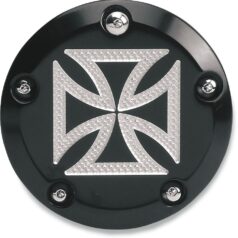 ACCUTRONIX IGNITION COVER TWIN CAM MALTESE BLACK