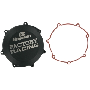 CLUTCH COVER FACTORY RACING  ALUMINUM REPLACEMENT BLACK