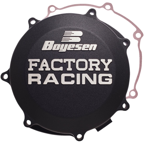 CLUTCH COVER FACTORY RACING  ALUMINUM REPLACEMENT BLACK - Bild 2