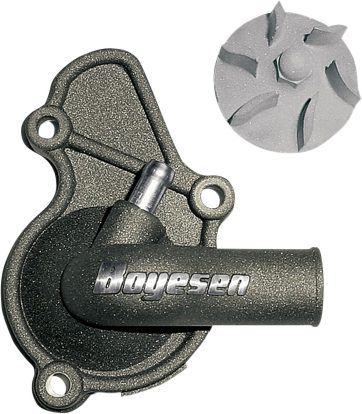 WATER PUMP COVER & IMPELLER KIT SUPERCOOLER ALUMINUM MAGNESIUM