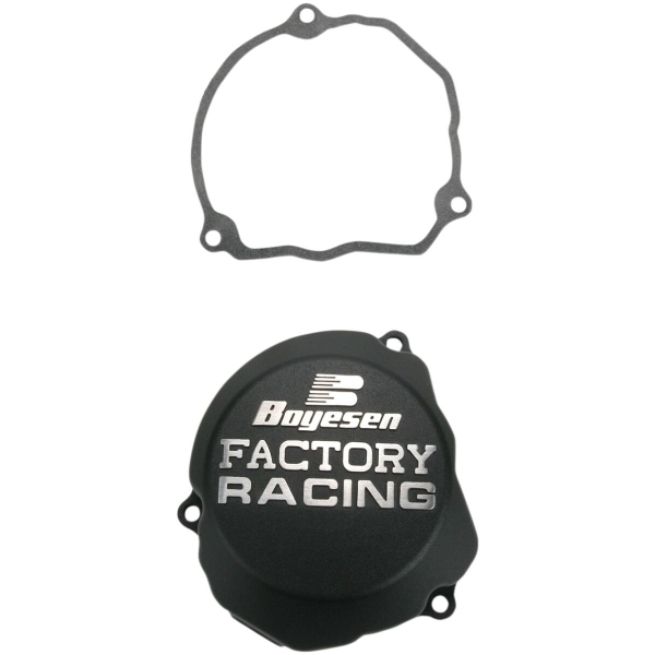 IGNITION COVER FACTORY RACING  ALUMINUM REPLACEMENT BLACK