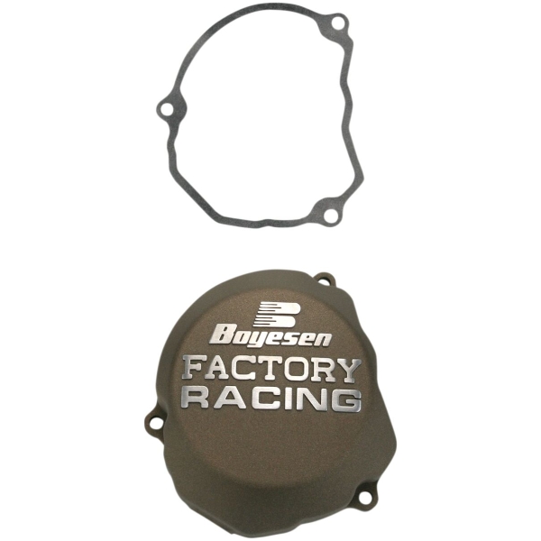 IGNITION COVER FACTORY RACING  ALUMINUM REPLACEMENT MAGNESIUM