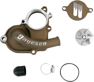 WATER PUMP COVER & IMPELLER KIT SUPERCOOLER ALUMINUM MAGNESIUM