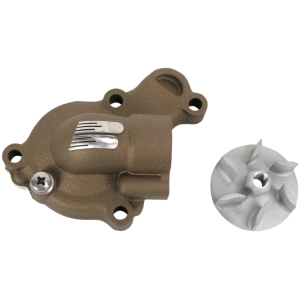 WATER PUMP COVER & IMPELLER KIT SUPERCOOLER ALUMINUM MAGNESIUM